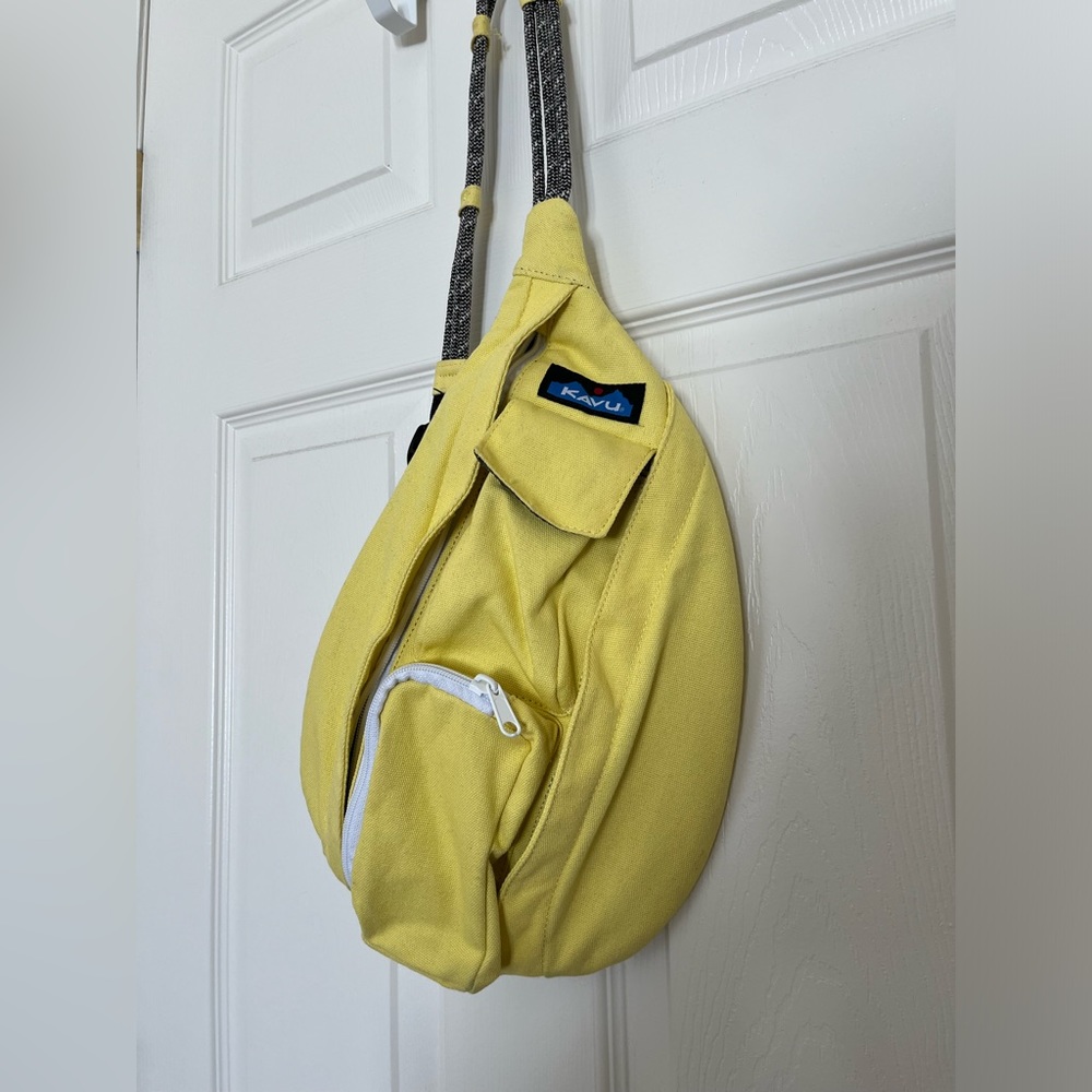 Light Yellow Kavu Rope Bag